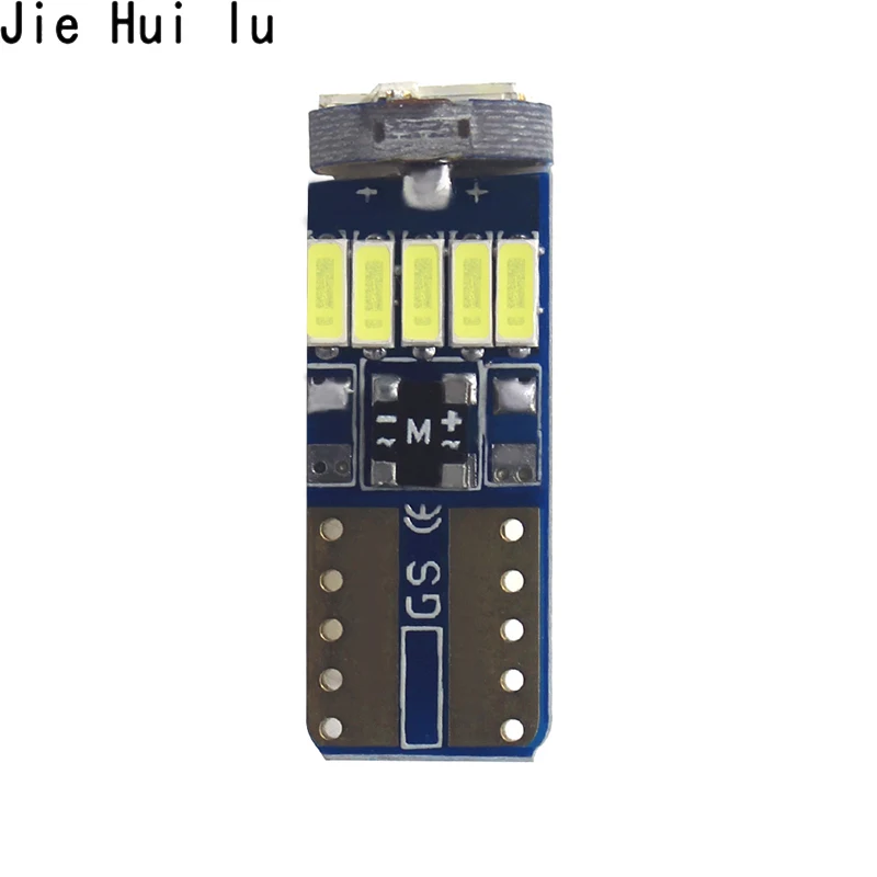 1 шт. автомобильный светодиод T10 светодиодный W5W Canbus t10 светодисветодиодный 15smd 4014