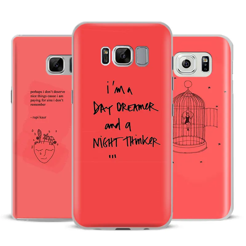 

Red doodles aesthetics Quotes Phone Case Cover For Samsung Galaxy S5 S6 S7 Edge S8 S9 Plus Note 8 3 4 5 A5 A7 J5 2016 J7 2017