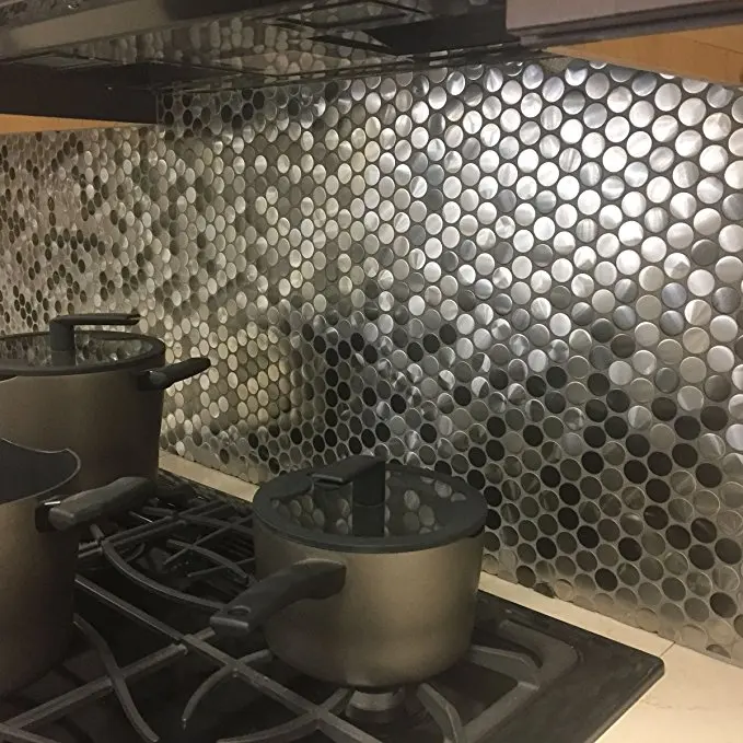 Stainless steel penny tile