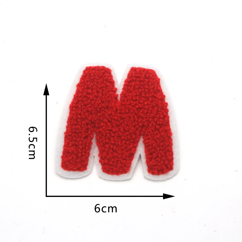 1 шт. полотенца вышитые патчи для одежды пришить Аппликация бренд патч DIY исправление мотив аппликация из букв алфавита M G A P D E N K - Цвет: SC3590