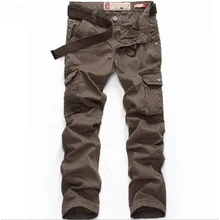 Модные мужские брюки карго высокого качества повседневные мужские брюки размер 29-38 комбинезоны брюки