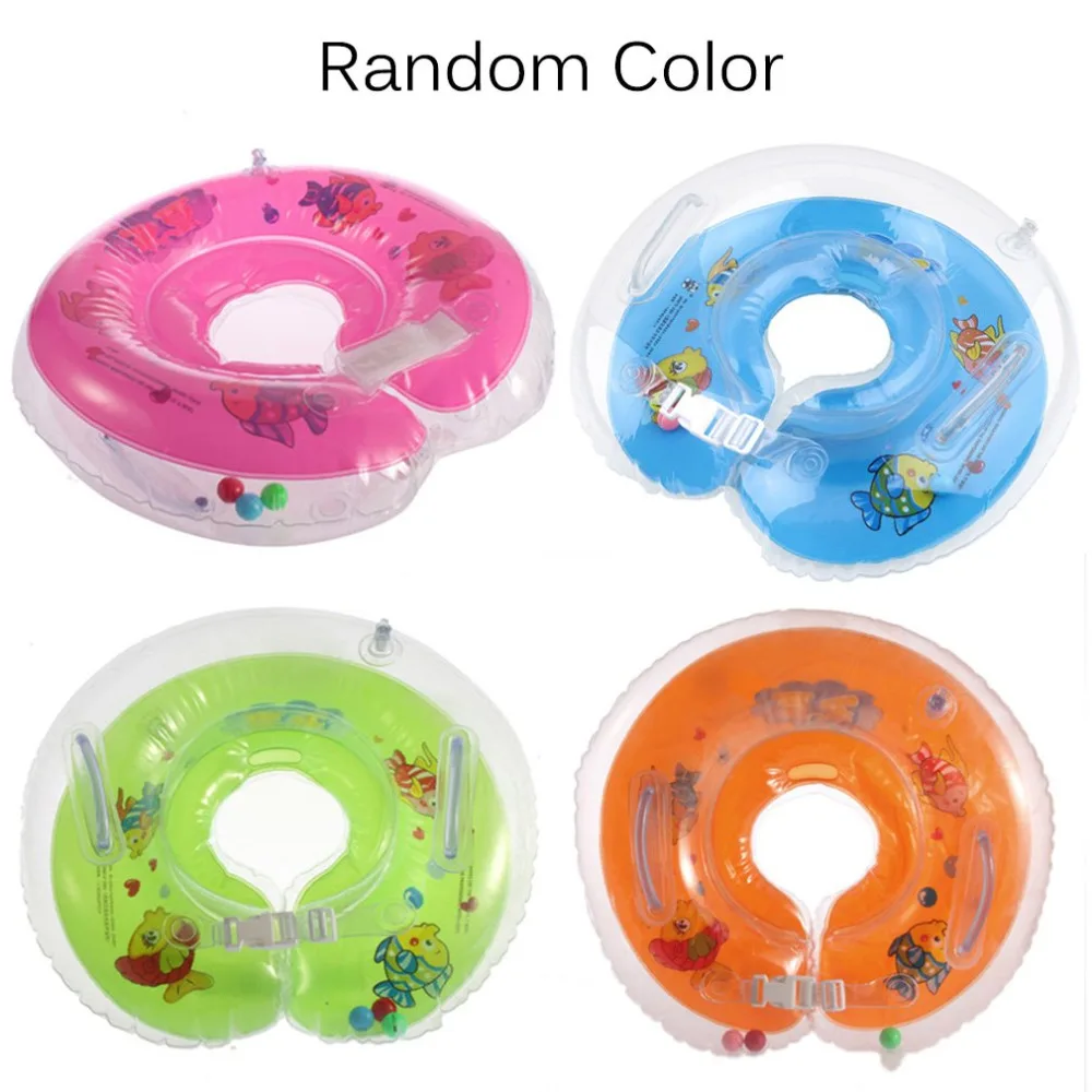 

1pcs Tube Ring Safety Baby Aids Infant Swimming Neck Float Inflatable 1-18 months Babies Safe Security Swim Equipment Bathtub