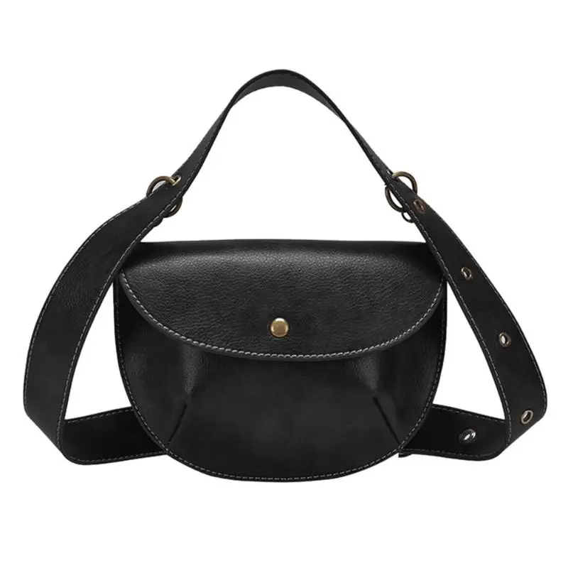 Многофункциональная женская кожаная поясная сумка, сумка для телефона, поясная сумка, кожаный ремень, поясная сумка, сумка для телефона, сумка через плечо, сумка через плечо - Цвет: Черный
