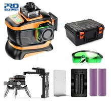 Prostormer 3D 12 линий Лазерные уровни профессиональные лазеры луч 360 горизонтальный вертикальный крест лазерный уровень инструменты
