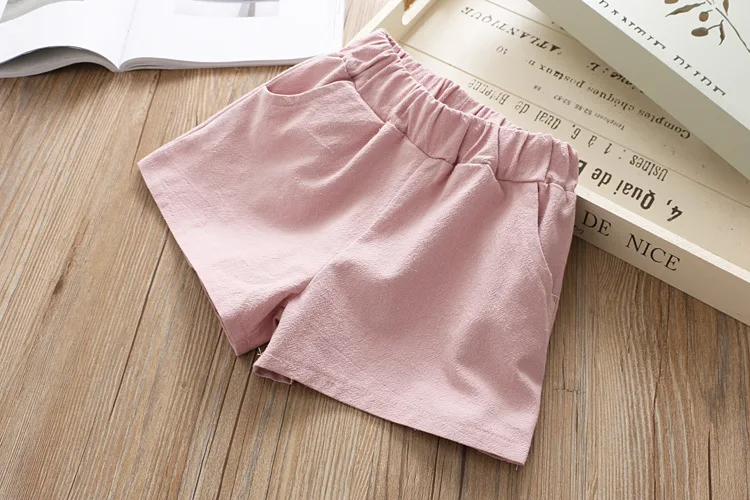 Casual Girls Clothing Sets Summer Kids Clothing Sets Sleeveless Floral T-shirt Shorts Pants 2Pcs Suit Bow Children Girl Suit cute clothing sets	