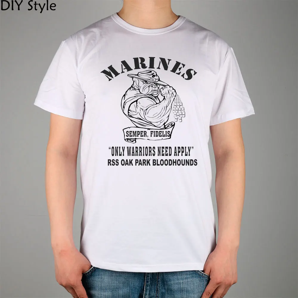 USMC MARINE CORPS short sleeve T shirt Top Lycra Cotton Men T shirt New