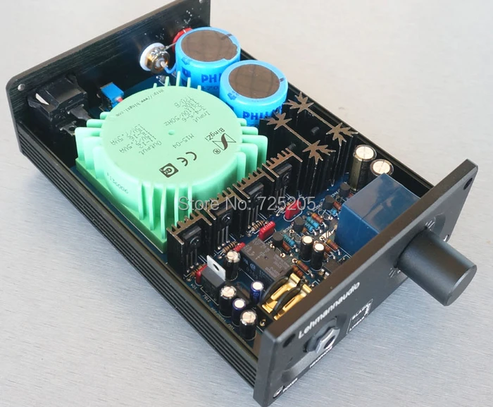Headphone Amplifier HIFI with Lehmann LME49720NA High-grade Aluminum Chassis 16-600 ohms