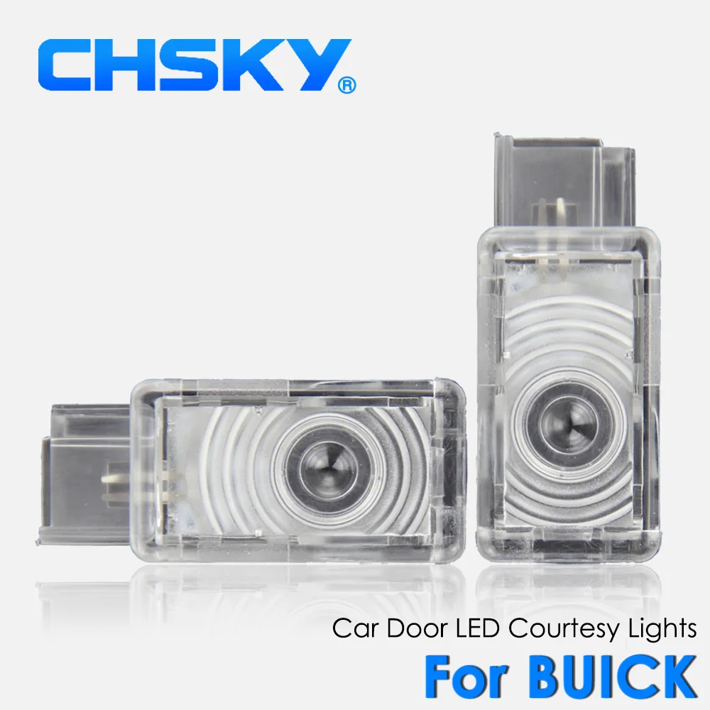 CHSKY LED Car Courtesy Lamp Logo Car Door Light For Buick