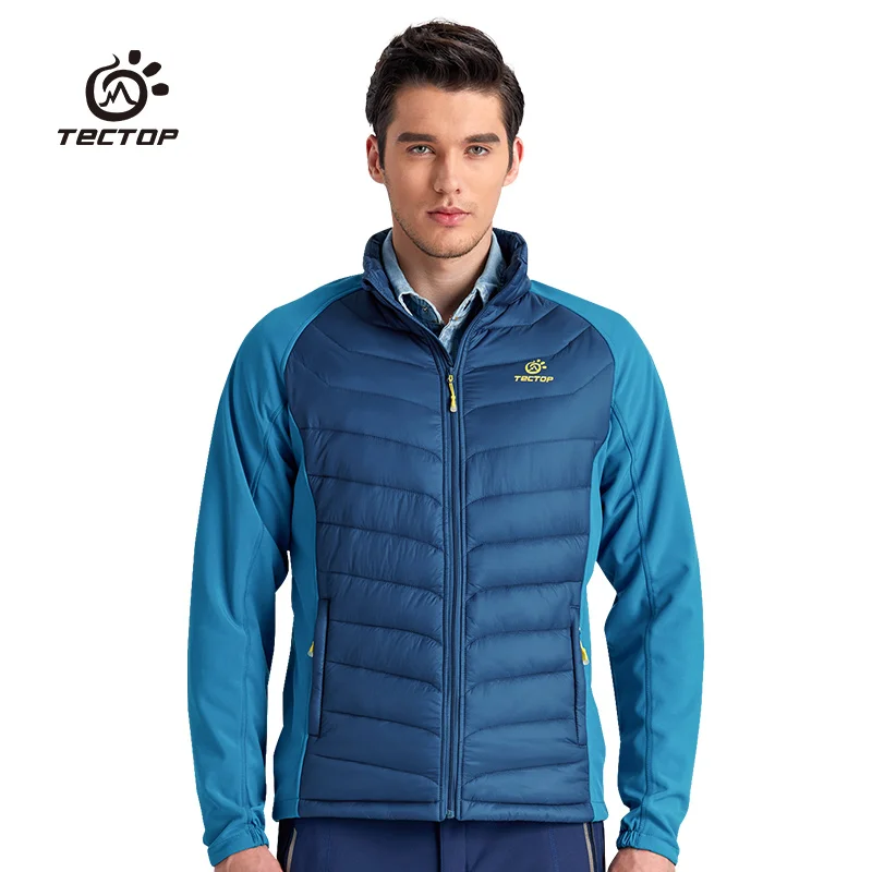 Верхняя одежда tectop; пальто с хлопковой подкладкой для родителей и детей; сезон осень-зима; очень мягкая кашемировая Теплая стеганая куртка - Цвет: Men Coalt Blue