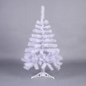 

90cm Artificial Decorated Snow Christmas Tree White Xmas Plastic Tree New Year Home Ornaments Desktop Decorations Christmas Tree