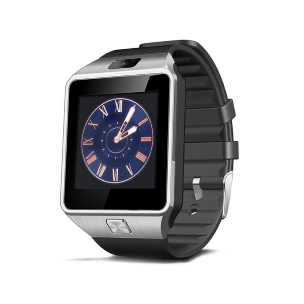 Bluetooth DZ09 Смарт часы Relogio Android смартфон фитнес трекер xiomi умные часы сабвуфер часы PK tws i12 i10 - Цвет: Серебристый