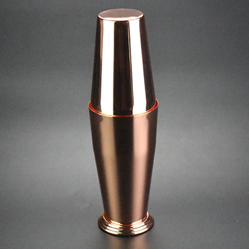 Rose Gold Plated Cocktail Shaker Stainless Steel Shakers Bostan Bar