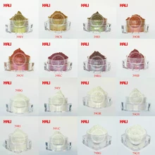 Хамелеон пигмент, изменение цвета пигмента, изменяющий цвет краситель, пункт: 39SB, цвет: оранжево-синий, вес: 10 грамм