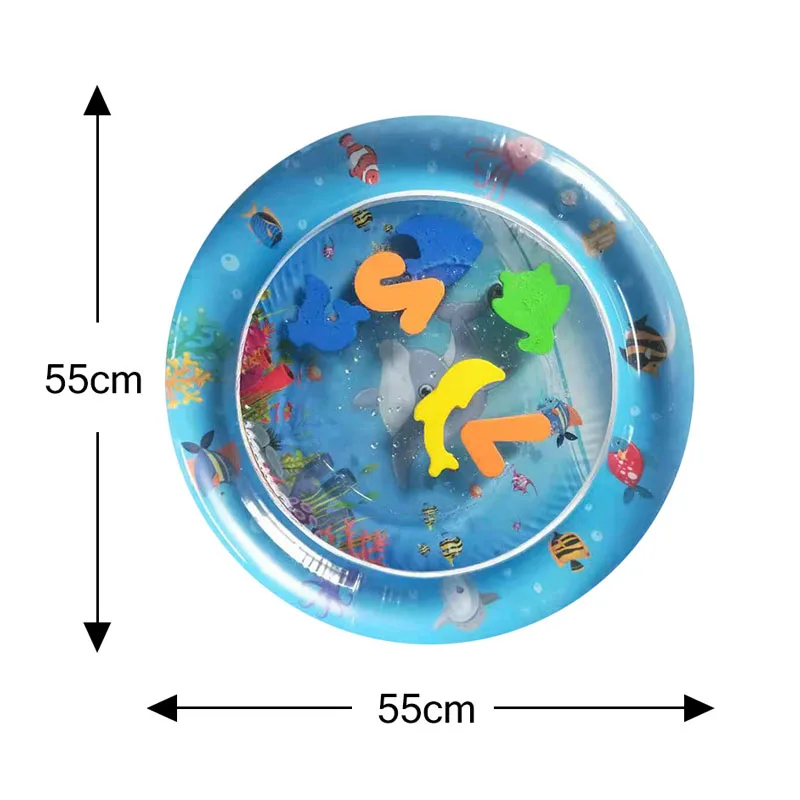 Горячая Распродажа детский коврик для игры в воду надувной младенческий животик время игровой коврик для малышей забавная подвижная игра детские подарки - Цвет: E