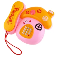 Милые электронные игрушки гриб телефон музыкальный ребенок интеллектуальная игрушка Ранние развивающие Игрушки для маленьких детей Интерактивные игрушки