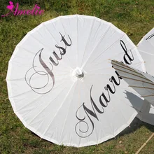 Китайское традиционное рукоделие ручной работы рисовая бумага зонтик Свадебный только что женатый печати бумажный зонтик вечерние подарки