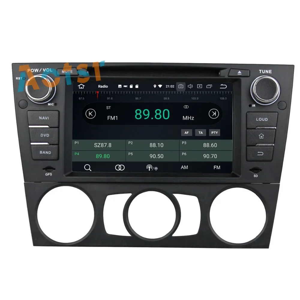 Ips экран Android 8,0 Автомобильный мультимедийный dvd-плеер головное устройство для BMW E90 салон 2005-2012 gps навигация радио autos tereo 4+ 32G