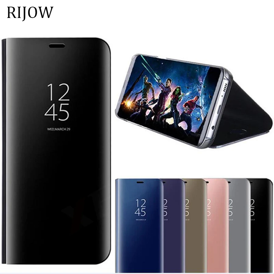 

Mirror Xiaomi Redmi 6 Pro Case Redmi Note 5 7 Pro Flip Leather Stand View Redmi Mi A2 lite S2 Plus Pocophone F1 Mi 9 SE Cases