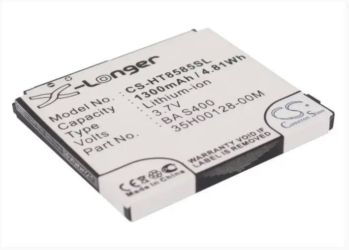 Аккумулятор Cameron Sino 1300 мАч для DOPOD HD2 T8588 35H00128 00M BA S400 BB81100 HTC Leo 100 T8585 T9193