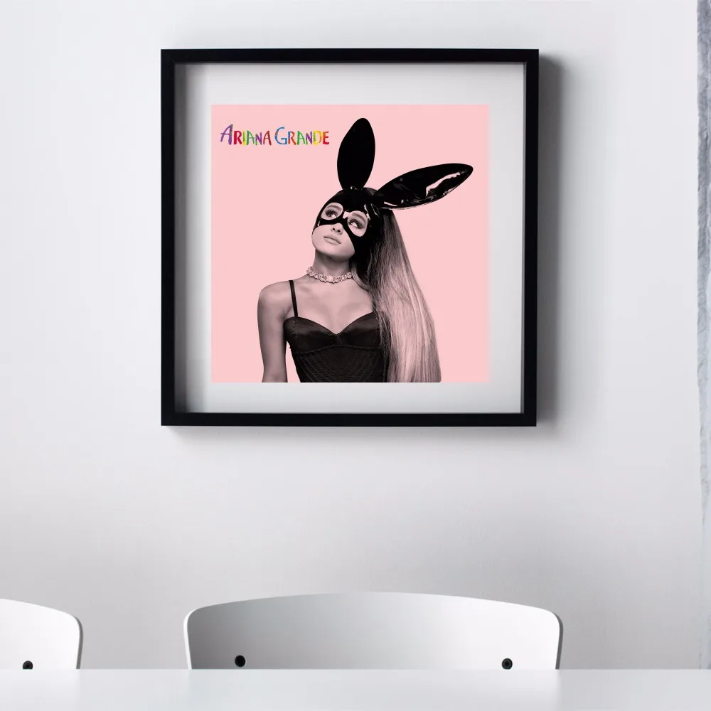 

Ariana Grande Cute Rabbit Canvas Art Print Painting Poster Wall Pictures For Living Room Decoration Home Decor Silk No Frame