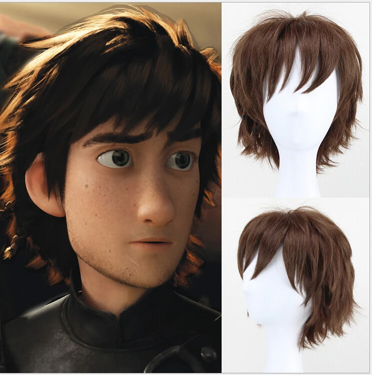 Fashion Full Lace Synthetic Wigs Train Your Dragon Hiccup