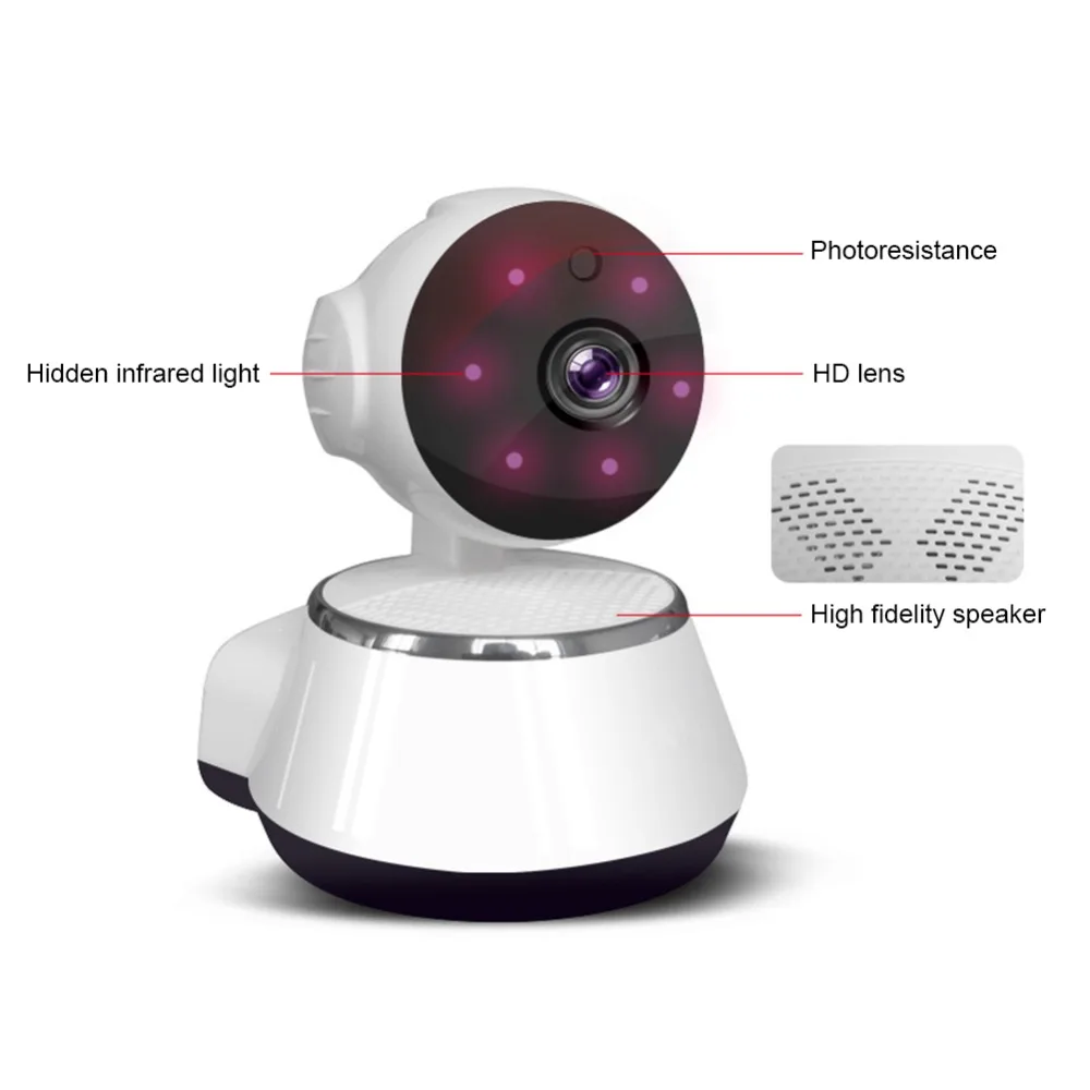 Home Security Surveillance Wireless IP Camera WiFi Mini 720P Network Camera Smart Night Vision Infrared CCTV Camera Baby Monitor