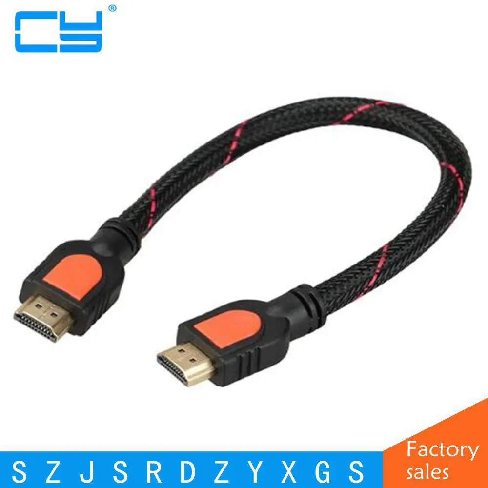 

HDMI Cables 30cm for Raspberry Pi Banana Pi 1.4 AV Cable for 1080p PS3 HDTV LCD HDMI to HDMI Free shipping