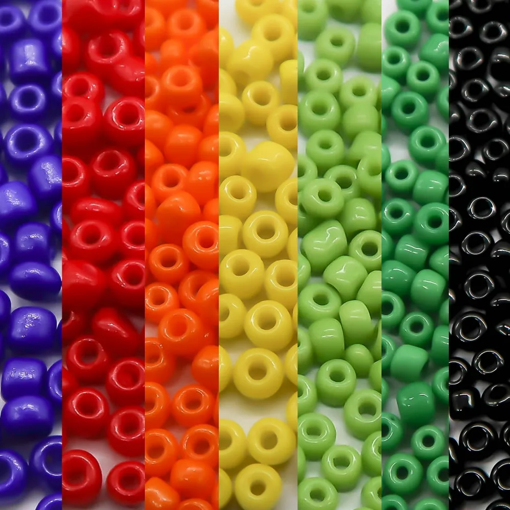

TOAOB 7000pcs 2mm Mixed Color Czech Glass Seed Spacer Beads Jewelry Making DIY