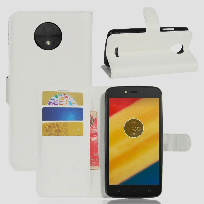 Для Motorola Moto C бумажник флип кожаный чехол для Motorola Moto c 4G XT1750 5,0 ''кожаный чехол для телефона с подставкой Etui>