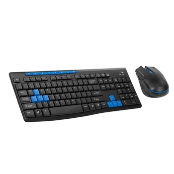 

2.4G Wireless Gaming Keyboard and Optical Mouse PC Gamer Combo USB Receiver Adapter Mouse Ergonomic Design for PC Computer