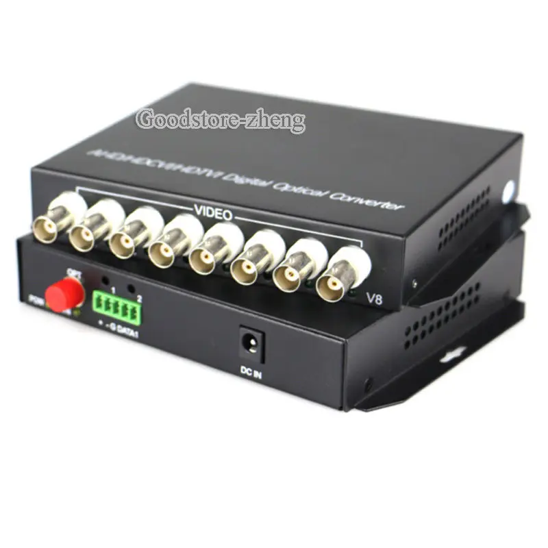 1 pairs 8 Channel HDCVI / AHD Video data Fiber Converters with RS485 FC/Single mode цена 1 pairs 8 Channel HDCVI / AHD Video data Fiber Converters with RS485 FC/Single mode цены онлайн