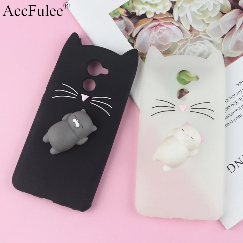 

3D Cute Japan Glitter Bearded Cat Case For Huawei Y7 TRT-LX1 / Y7 Prime TRT-TL00 / Y7 2017 5.5" Cute Squishy Cover Silicone Bags