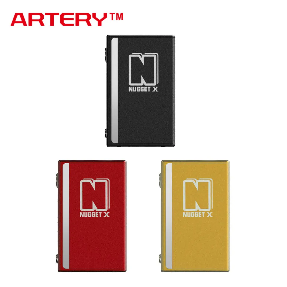 

Original 50W Artery Nugget X TC Box MOD with 2000mAh Built-in Battery & Max 50W Output & 0.96-inch OLED Screen E-cig Vape Mod