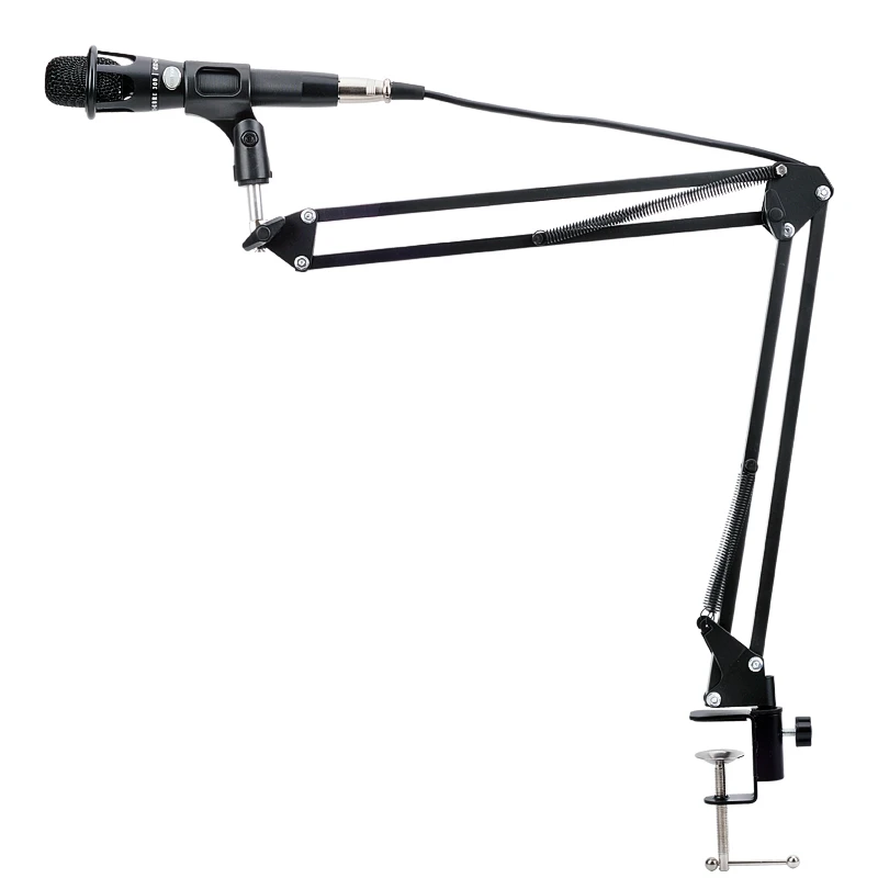 

E-300 Condenser Handheld Microphone XLR Professional Large Diaphragm MIC With Stand For Computer Studio Vocal Recording Karaoke