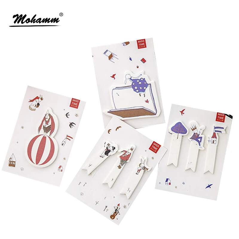 

Cute Kawaii Creative London Circus Prince Cartoon Memo Pad Planner Sticker Sticky Note Office School Children Stationery