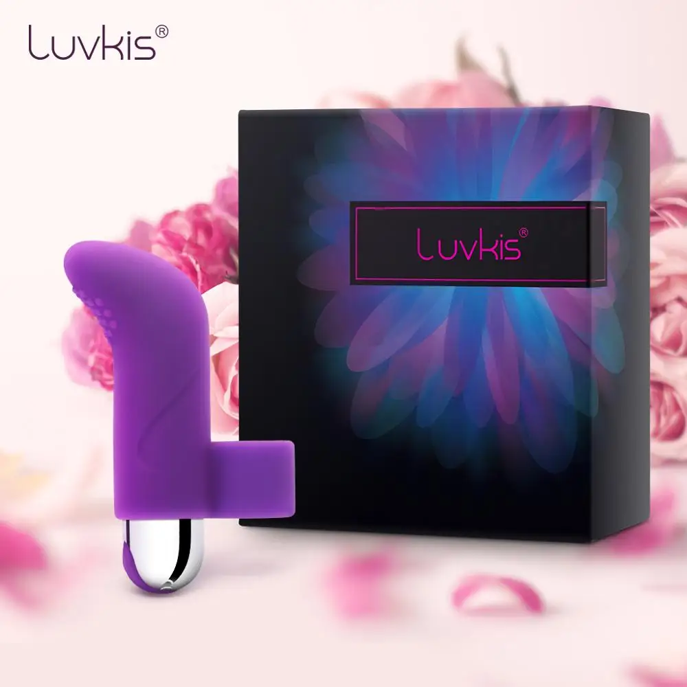 Luvkis мини вибратор для пальцев G Spot Bullet Вибратор секс игрушка женщин эротический