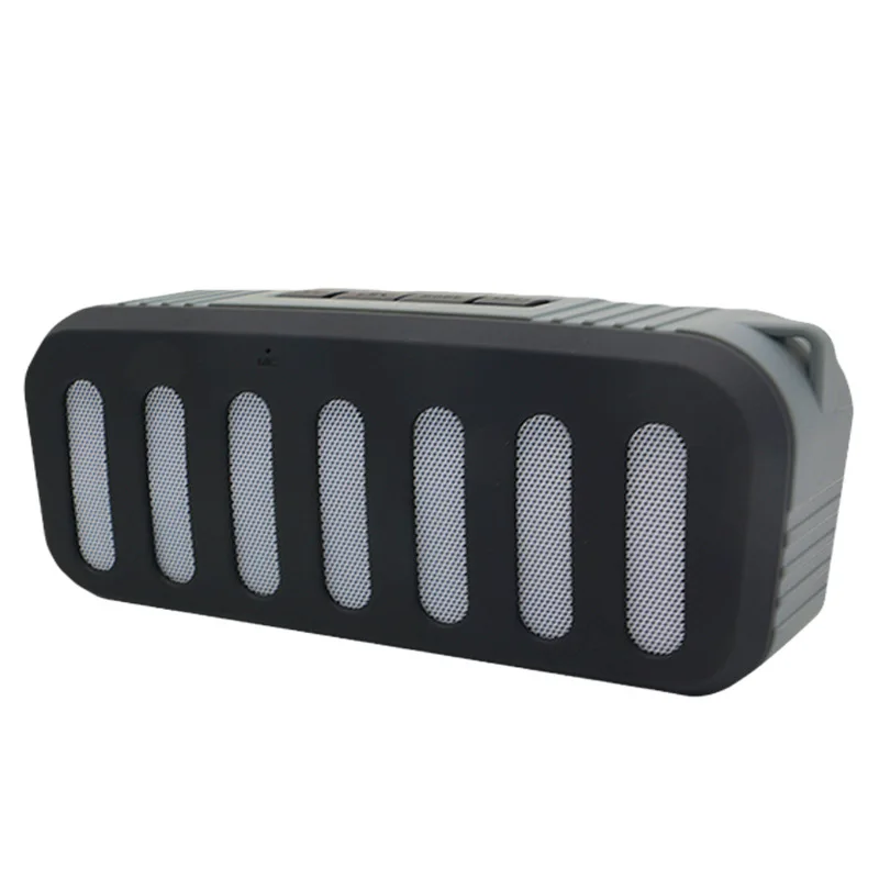 Беспроводной водонепроницаемый динамик Спорт Портативный беспроводной Bluetooth динамик s стерео Сопряжение громкой связи путешествия бассейн задний двор - Цвет: Black speakers