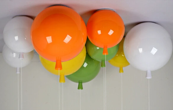 Moderno LED Luces de techo, globo colorido lamparas de techo luminaria lustres de sala techo Lámparas para el hogar