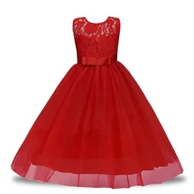 New Year's Party Girl Dress wedding Dress For The Girl Sleeveless Lace Princess 5-14Yrs Ladies baptism Clothes Girls New Year's Party Girl Dress wedding Dress For The Girl Sleeveless Lace Princess 5-14Yrs Ladies baptism Clothes Girls