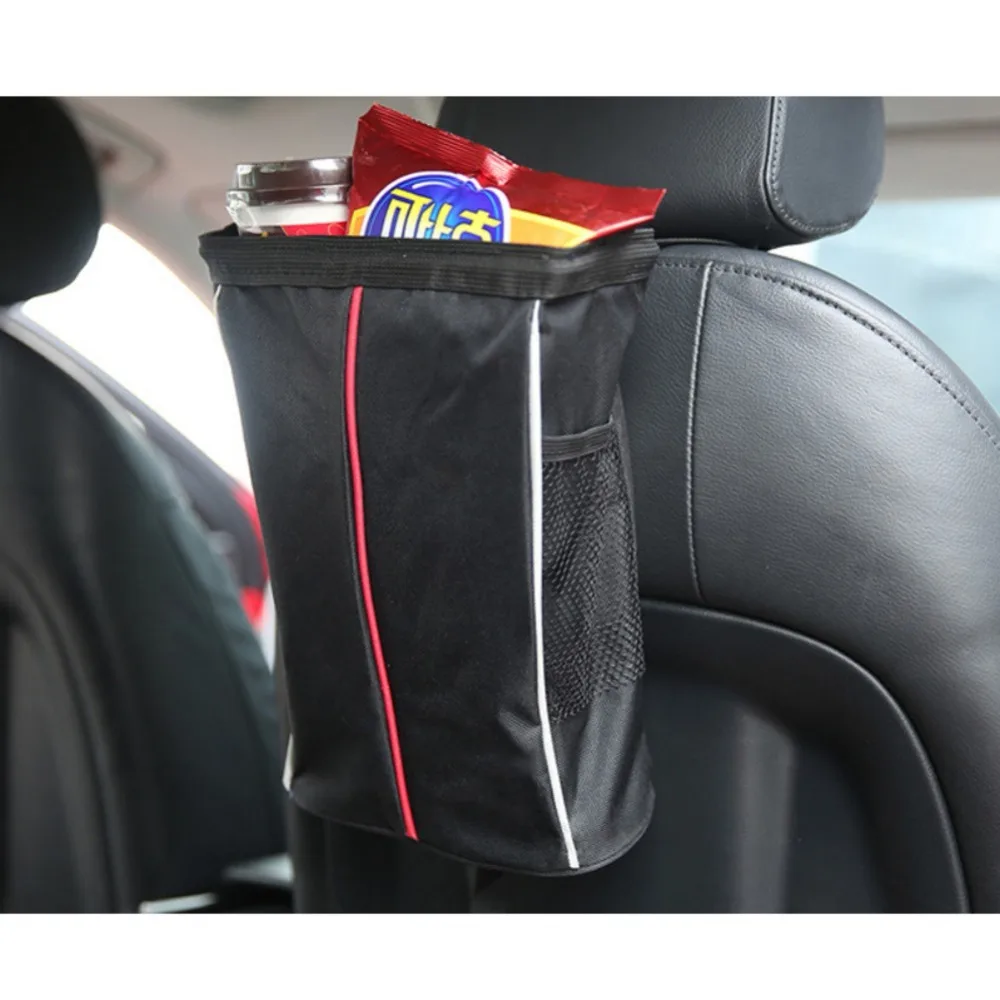 AUTMOR Waterproof Car Litter Bag Seat Back Storage Trash Can Auto