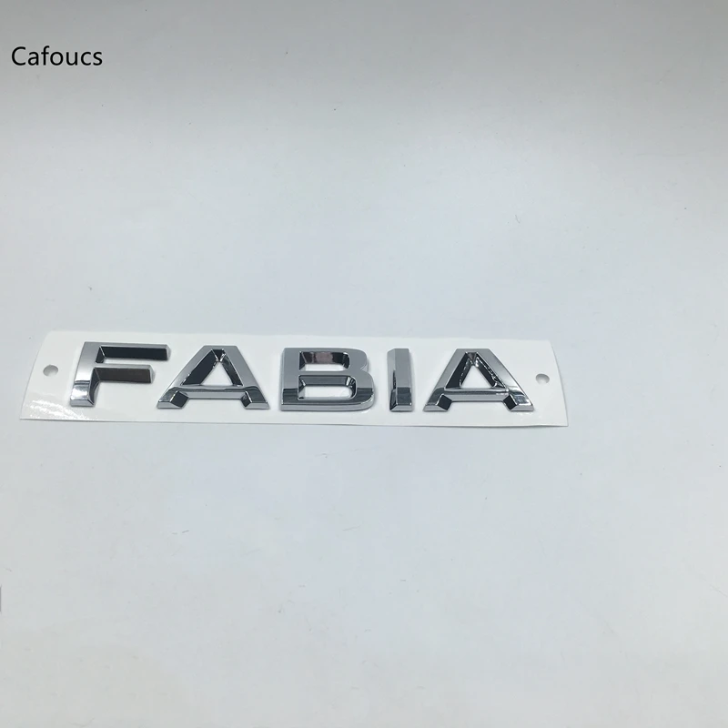 Cafoucs для Skoda FABIA 2 наклейка с эмблемой задней двери логотип значок
