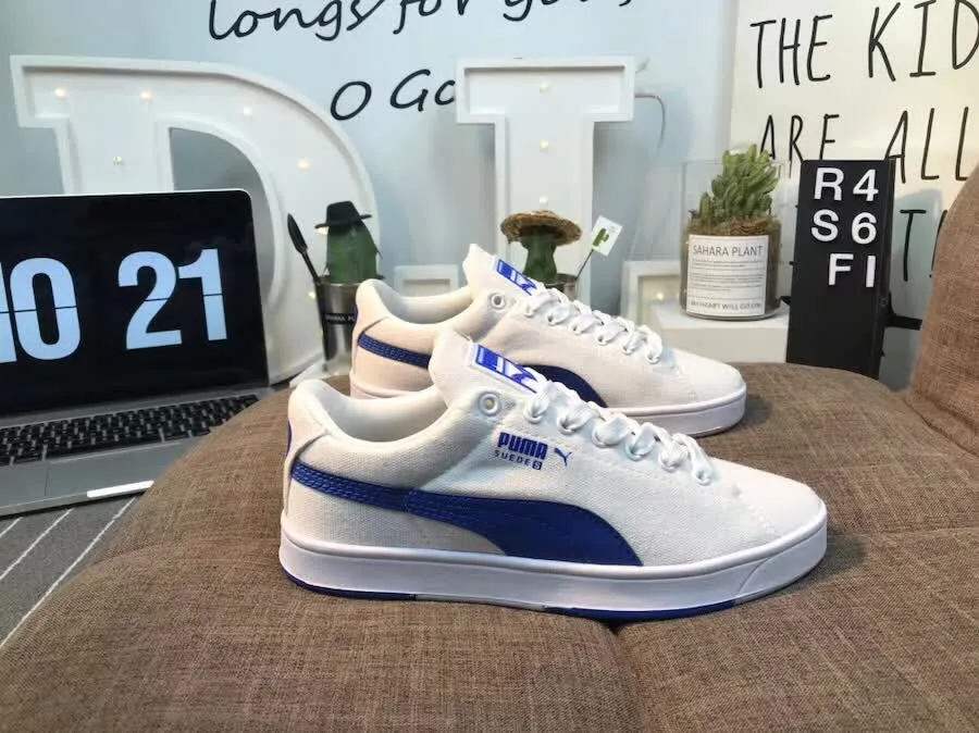 

Original 2018 New Arrival PUMA Cotton white shoes men and Womens Sneakers Badminton Shoes size 36-44