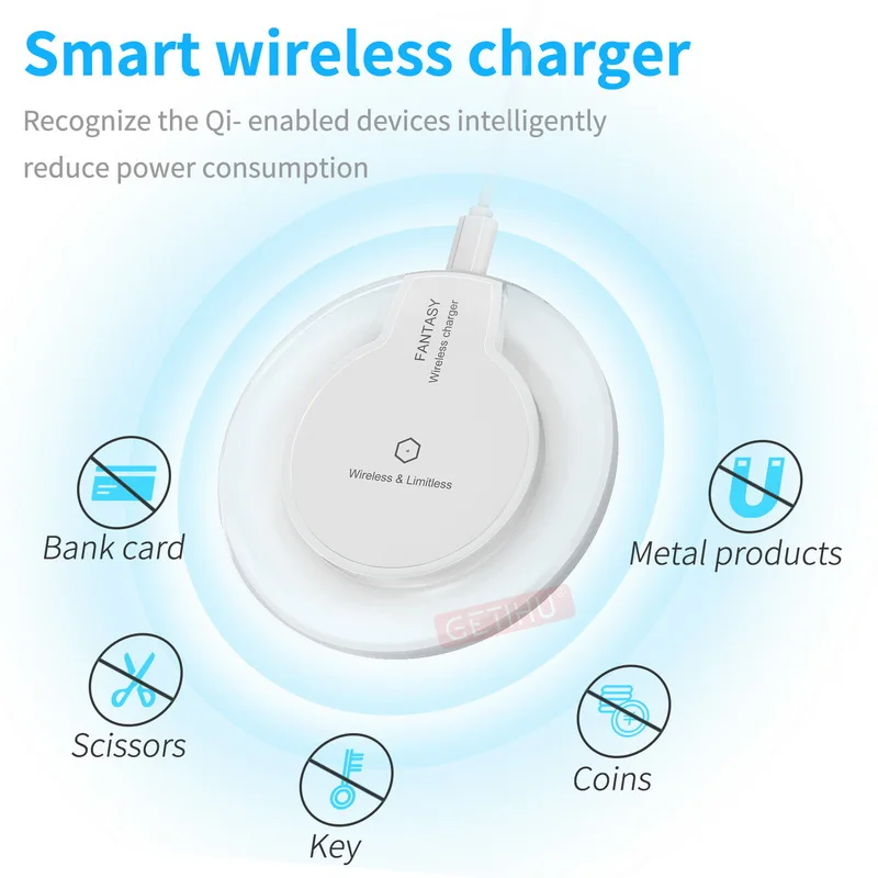 العالمي سريع تشى لاسلكي شحن ل فون apple حوض شاحن لاسلكي يو إس بي الهاتف المحمول شاحن آيفون 6 7 XS سامسونج S8