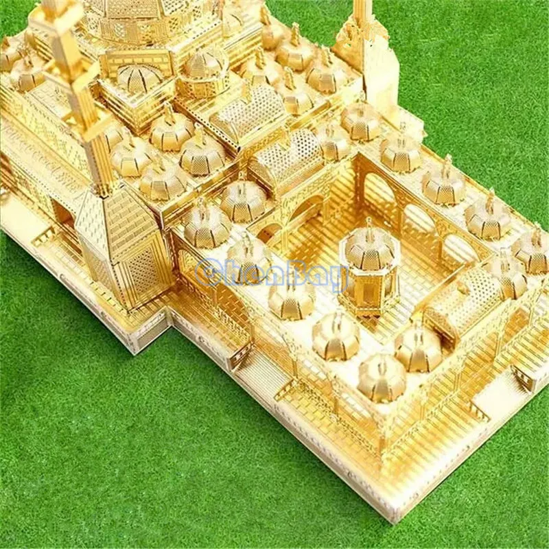 PieceCool выпуск 3D металлический Пазл "Сердце Чеченской мечети" 3D DIY Россия знаменитая архитектурная модель наборы игрушек