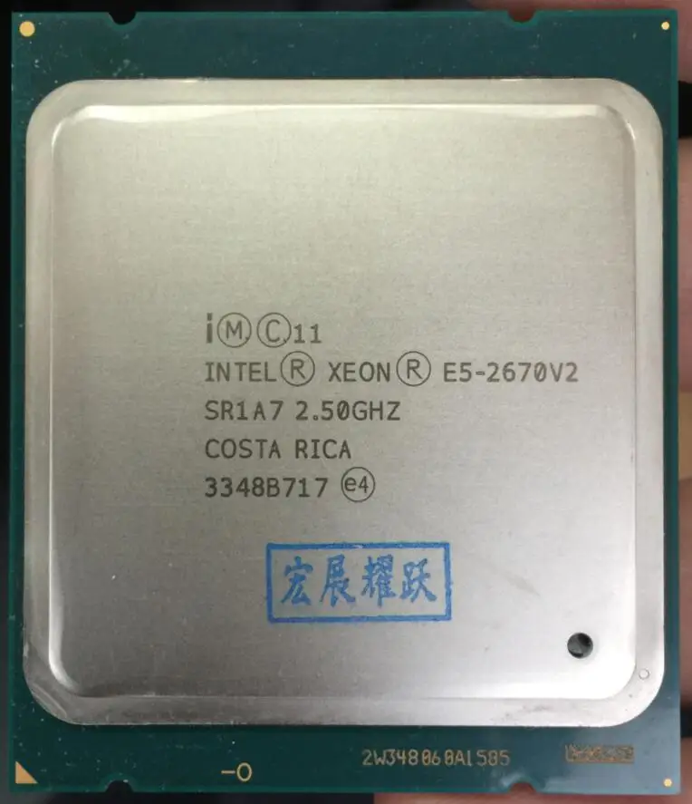 Intel Xeon Serv Processor E5 2670 V2 E5 2670 V2 CPU 2.5 LGA 2011 SR1A7 ...