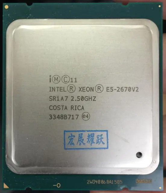 Cheap Intel Xeon Serv Processor E5-2670 V2 E5 2670 V2 CPU 2.5 LGA 2011 SR1A7 Ten Cores Desktop processor e5 2670V2 100% normal work Cheap Intel Xeon Serv Processor E5-2670 V2 E5 2670 V2 CPU 2.5 LGA 2011 SR1A7 Ten Cores Desktop processor e5 2670V2 100% normal work
