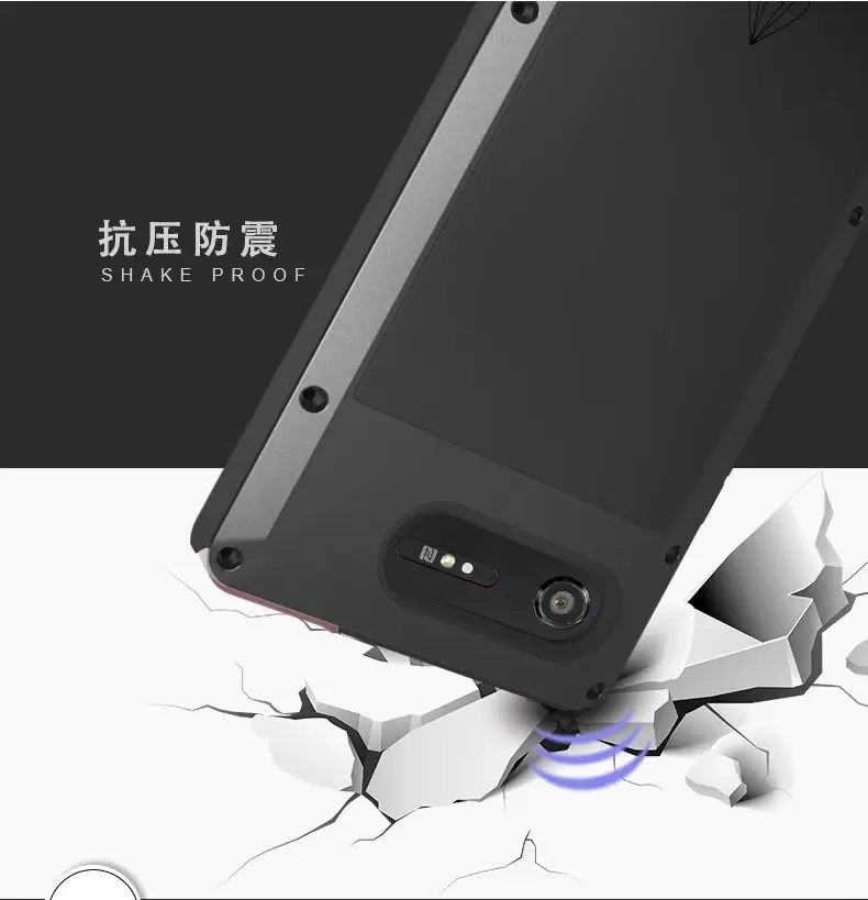 Love Mei алюминиевый мощный металлический противоударный чехол для sony Xperia XZ1 Life водонепроницаемый противоударный чехол для sony XZ1 Compact