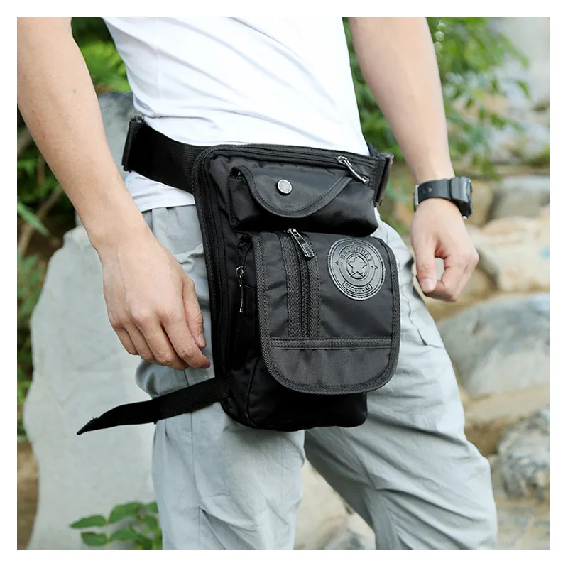 

Man women waist bag New Fashion outdoor mountain climbing leg bag sports functional Fanny pack waterproof crossbody bags C51