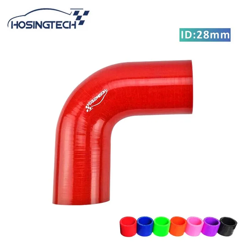 HOSINGTECH-качественный заводская цена красный 90 градусов гибкий автомобильный