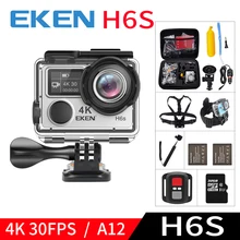 EKEN H6S A12 Ultra 4K 30FPS Wifi Action Camera 30M waterproof 1080p go EIS Image Stabilization Ambarella 14MP pro sport cam